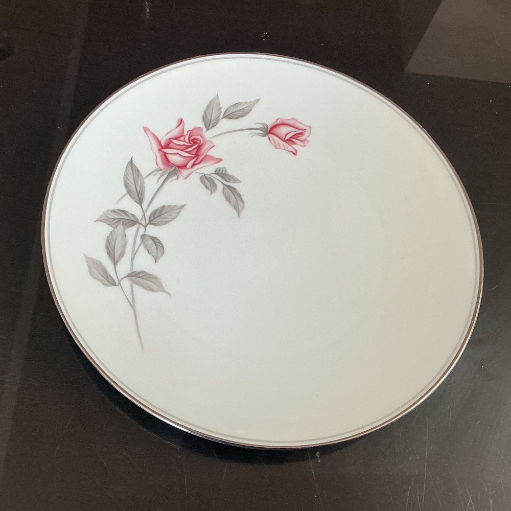 Vintage Noritake China Rosemarie Dinner Plate, 10 1/2”